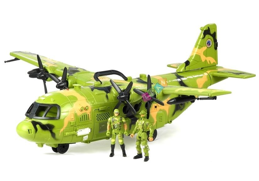 Huge Military Aircraft 55cm With Accessories