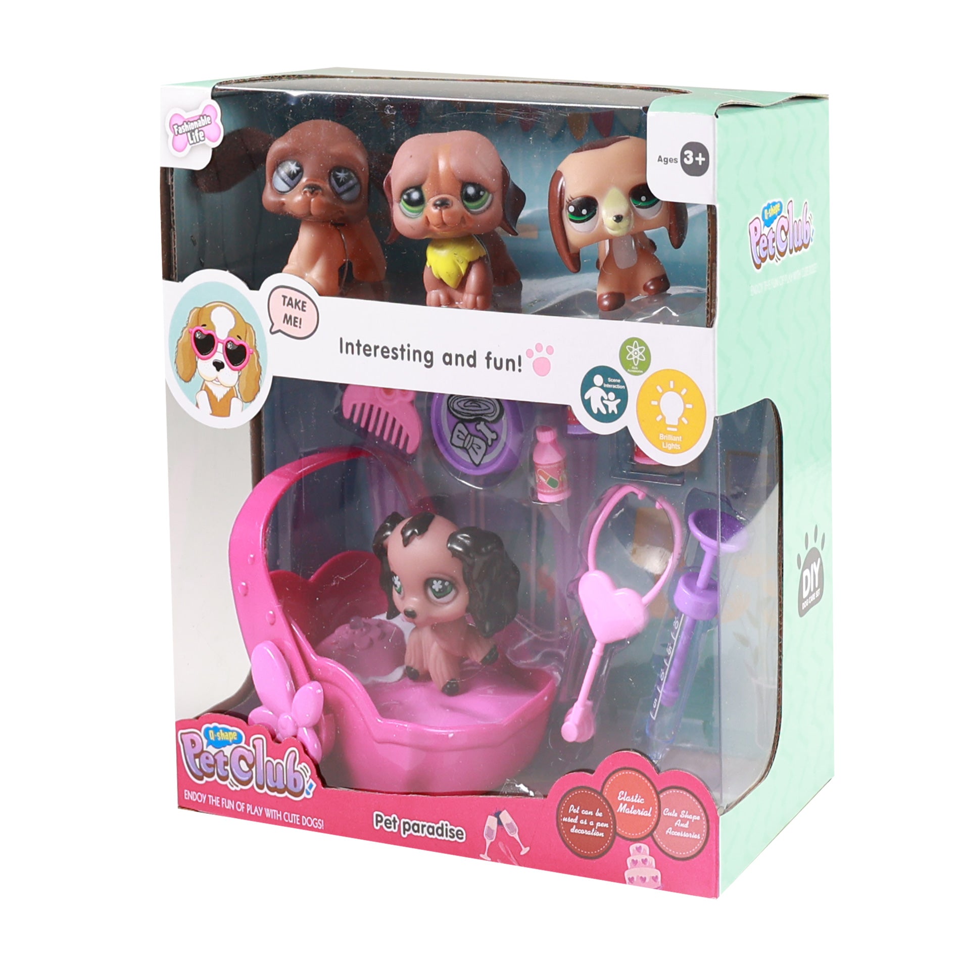 Animali 4 Pz Con Accessori