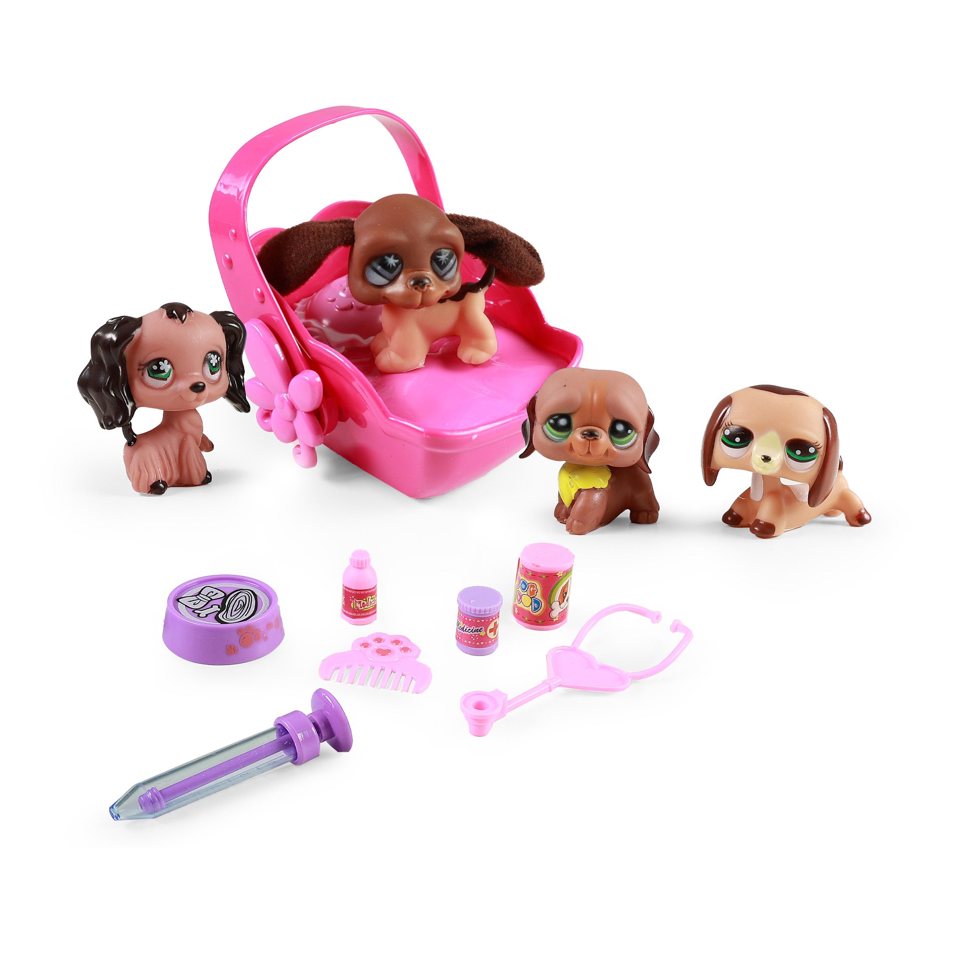 Animali 4 Pz Con Accessori