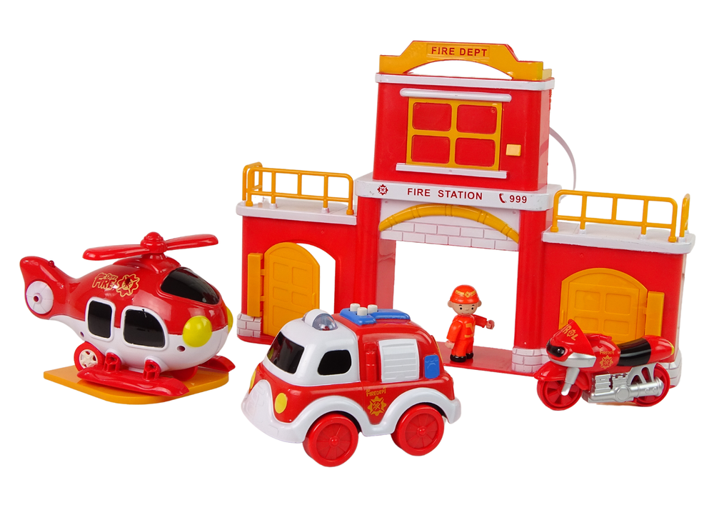 Fire Station Set With Sound