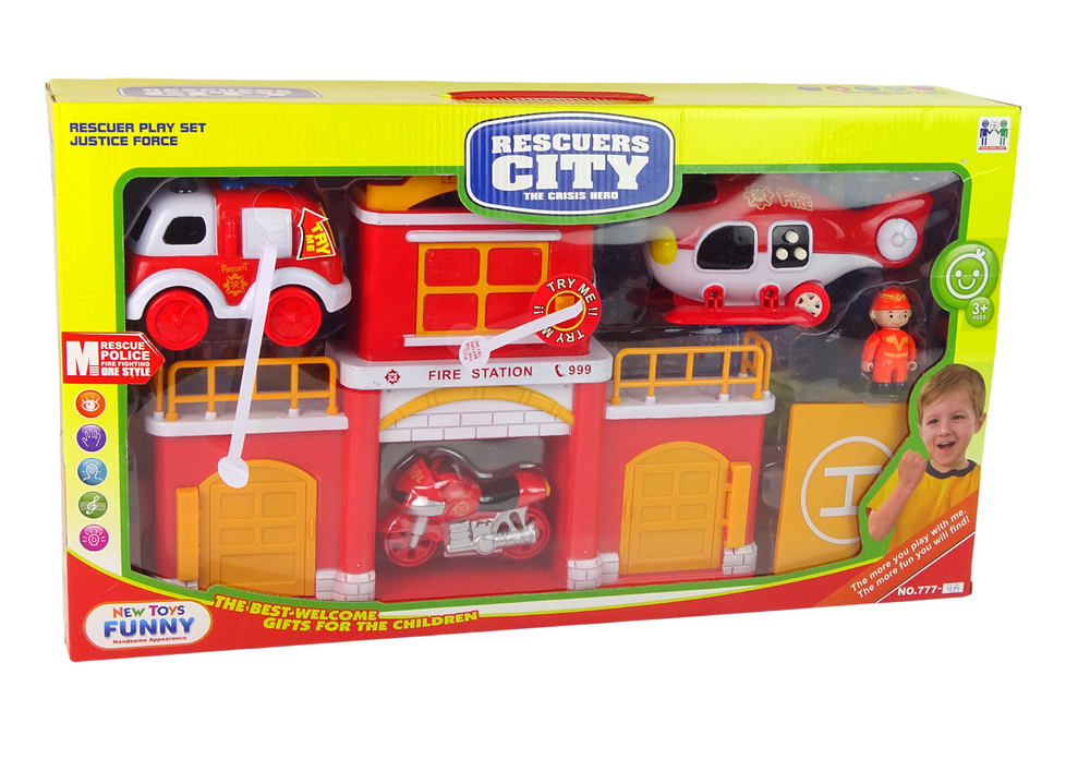 Fire Station Set With Sound
