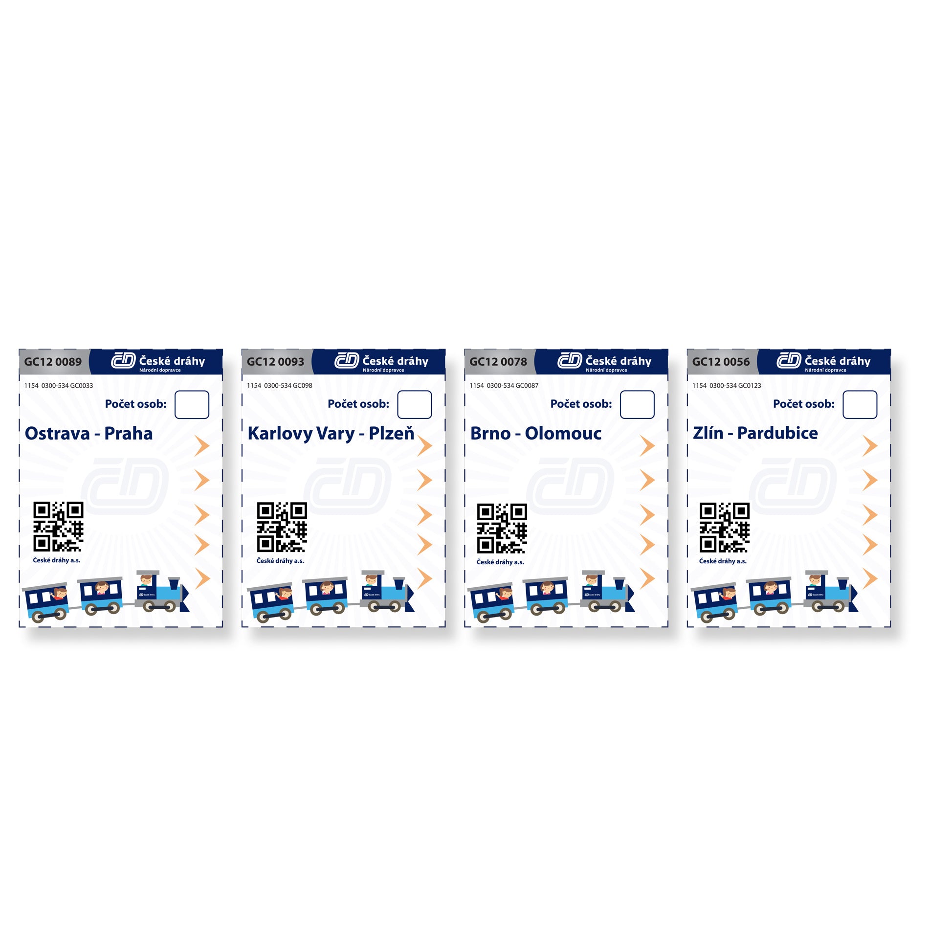 Set Mütze der Tschechischen Bahn + Zubehör