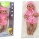 Baby Doll In Pink Clothes Hat Pacifier And Blanket