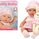 Baby Doll In A Bunny Carrier In A Pink Checkered Outfit