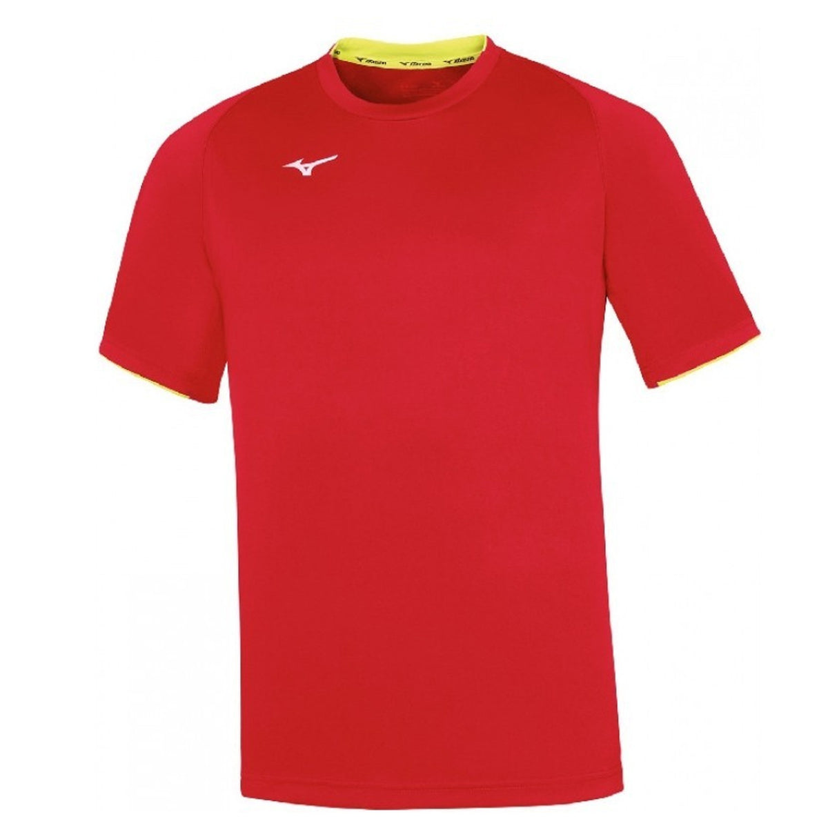 Koszulka młodzieżowa Mizuno Sleeve Rojo/Amarillo