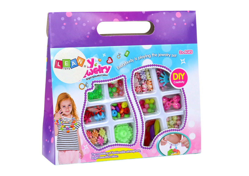 Creative Set Of Beads For Making Colorful Jewelry