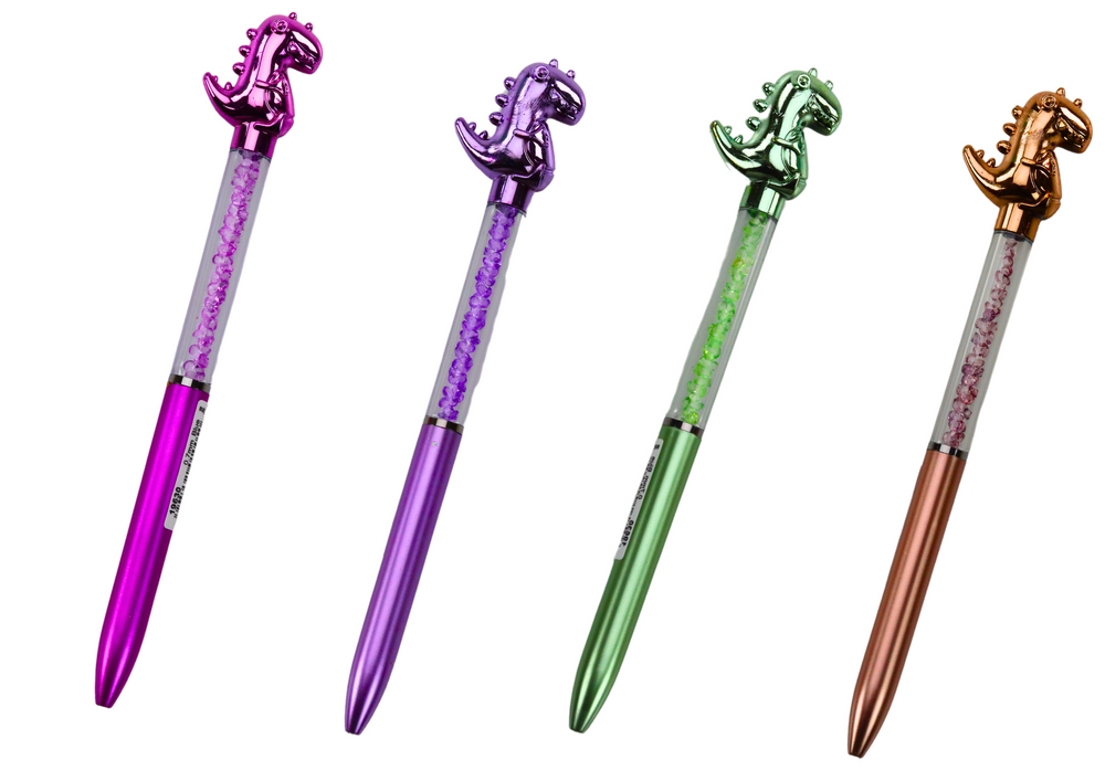 Dinosaur Ballpoint Pen Diamonds Blue Refill 0.7mm Mix