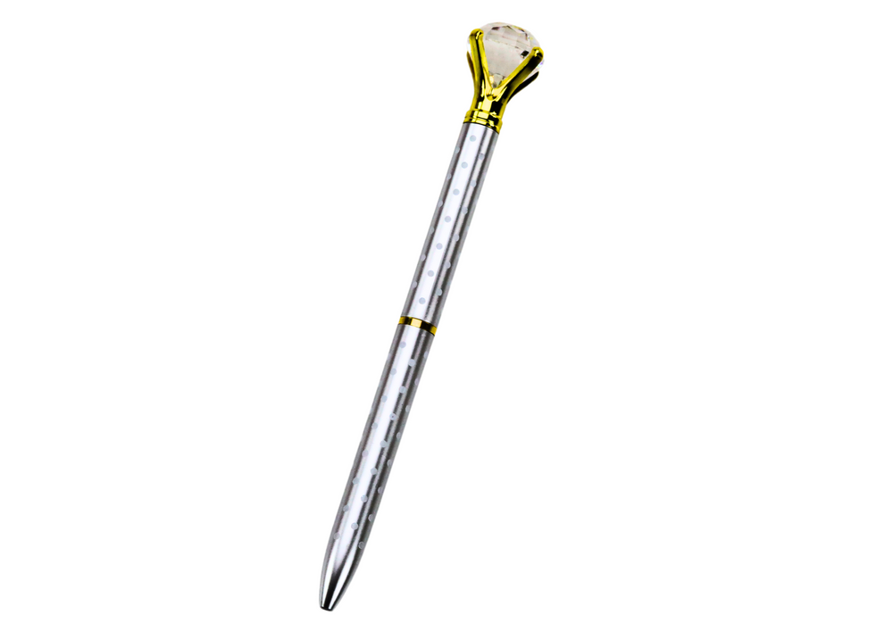 Diamond Ballpoint Pen Dotted Blue Refill 0.7mm Mix
