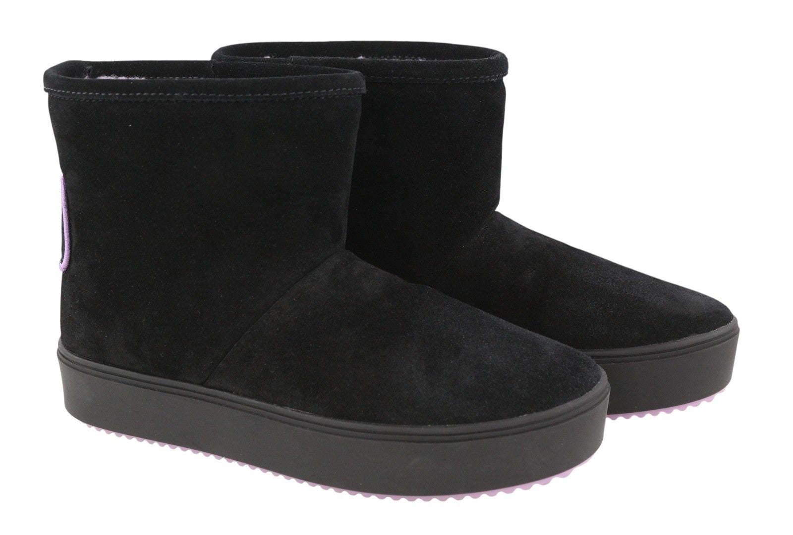 Botas Tornozelo Eyelike Camurça Preta