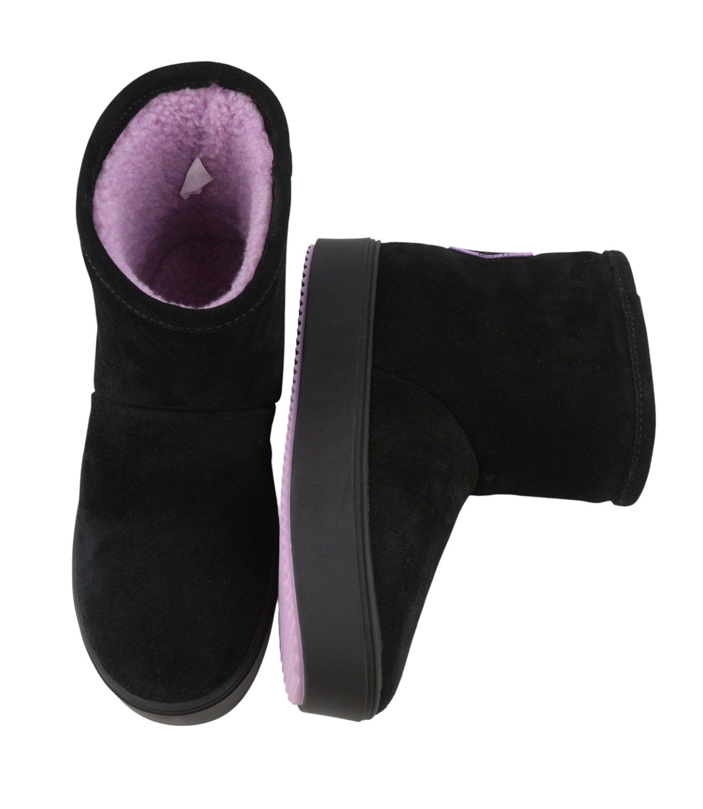 Botas Tornozelo Eyelike Camurça Preta