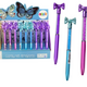 Ballpoint Pen With Bow Diamonds Blue Refill 0.7mm Mix