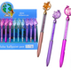 Ballpoint Pen With Star Diamonds Blue Refill 0.7mm Mix