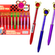Mouse Ballpoint Pen Diamonds Blue Refill 0.7mm Mix