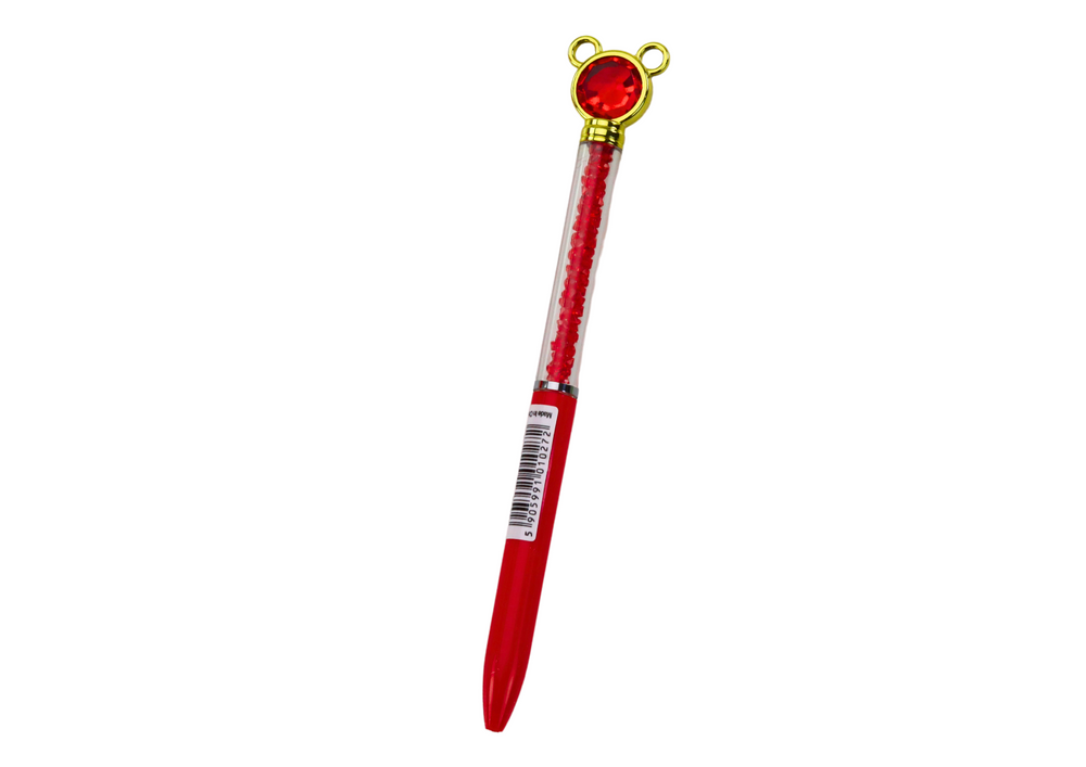 Mouse Ballpoint Pen Diamonds Blue Refill 0.7mm Mix