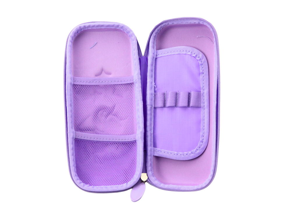 3d Unicorn Pennfodral Vikbart Lila 23x10x5 Cm