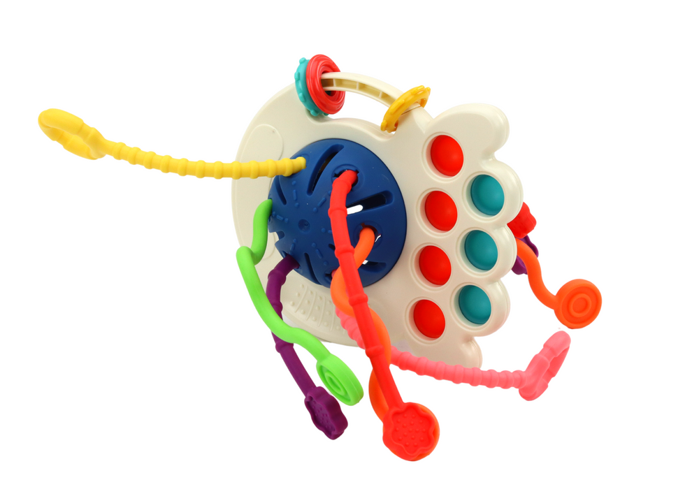 Colorful Octopus Teether Sensory Toy For Babies
