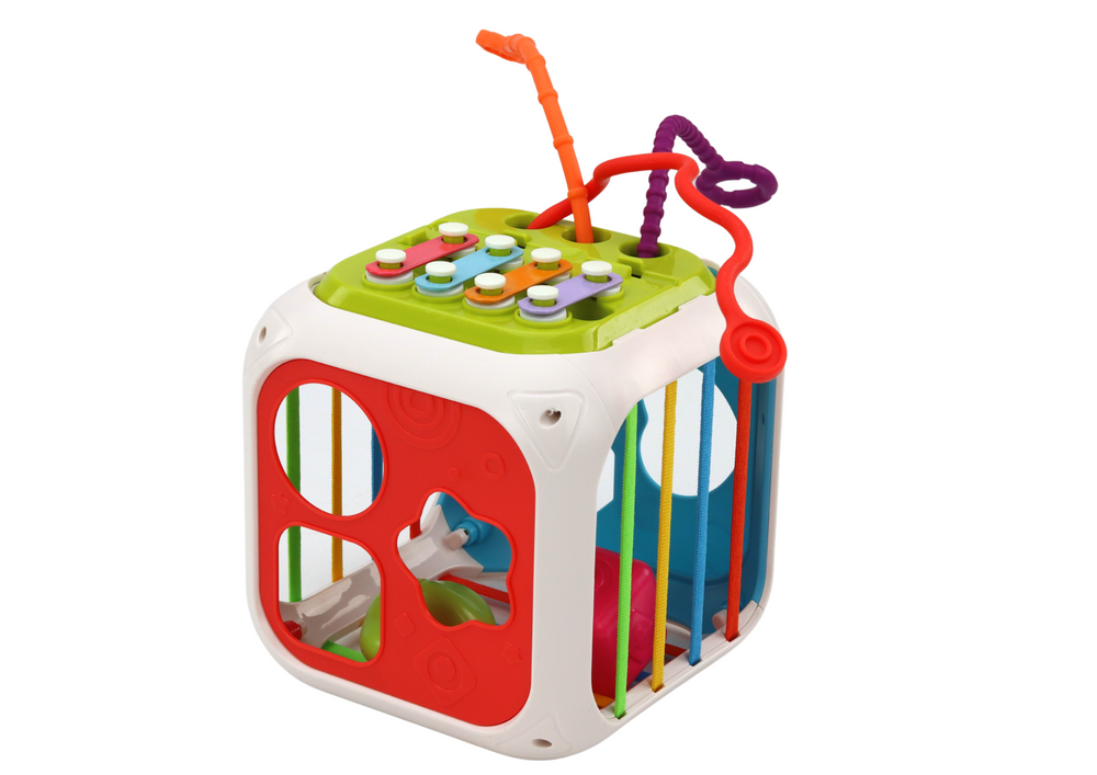 Lernwürfel für Babys Sortierer 7in1