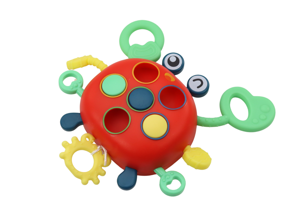 Crab Sensory Interactive Educational Toy For Children Teether