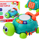 Interactive Educational Turtle Phone 6in1 Lights Sounds Green