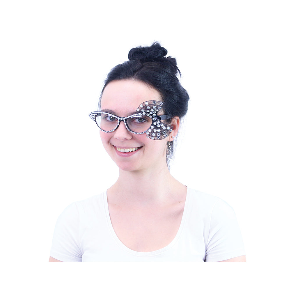 Gafas Retr Con Cinta Para Adultos