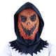 Halloween oranžová textilní maska pro dospělé