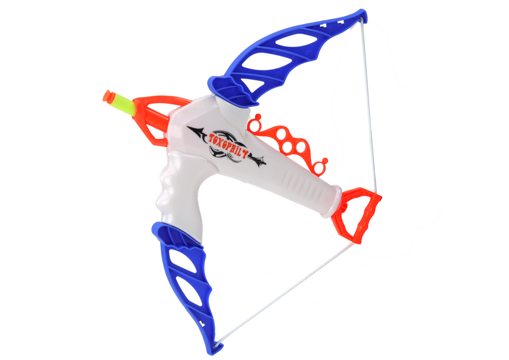Bow With Target For Soft Arrows With Suction Cup 6 Pieces