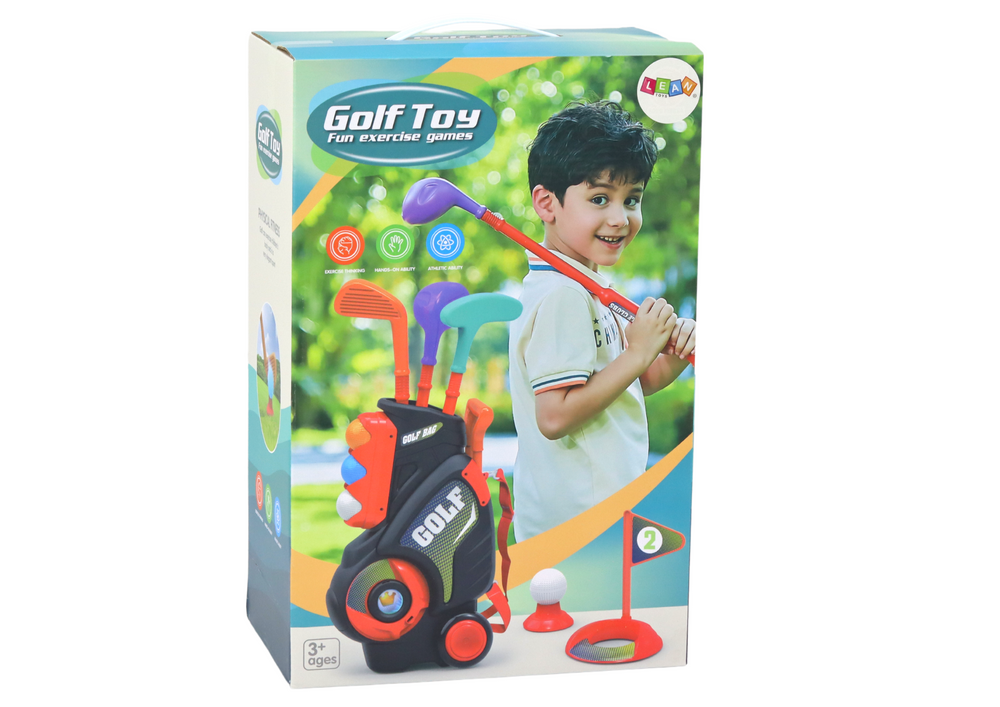 Mini Golf Set For Children Trolley On Wheels