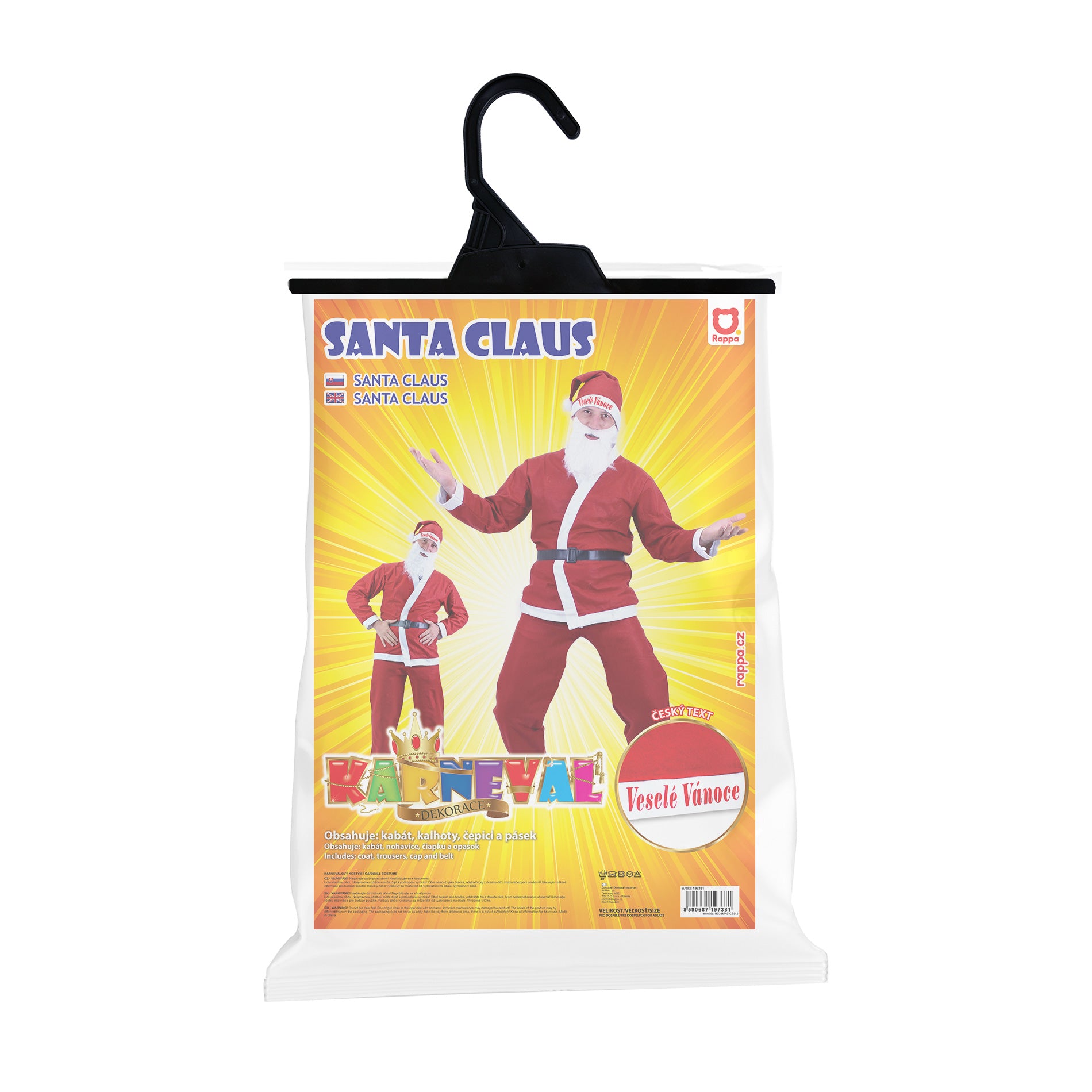Kostým Santa Clausa pre dospelých
