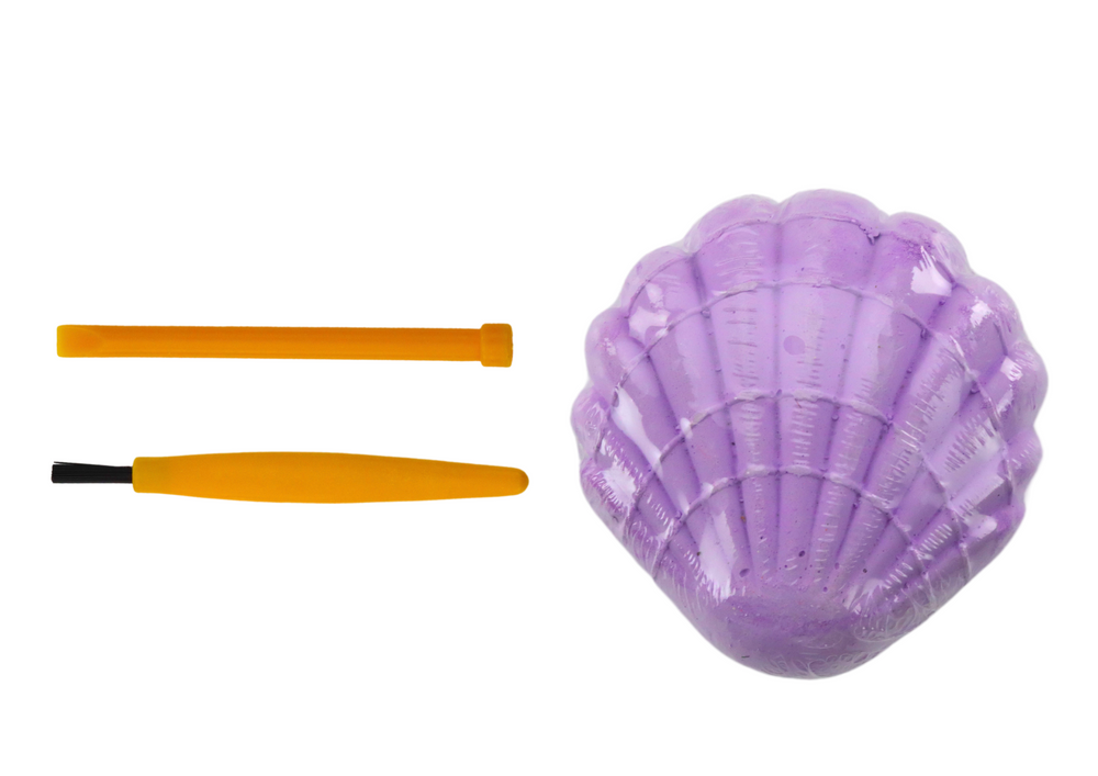 Archaeological Set Mermaid In A Shell Chisel Brush