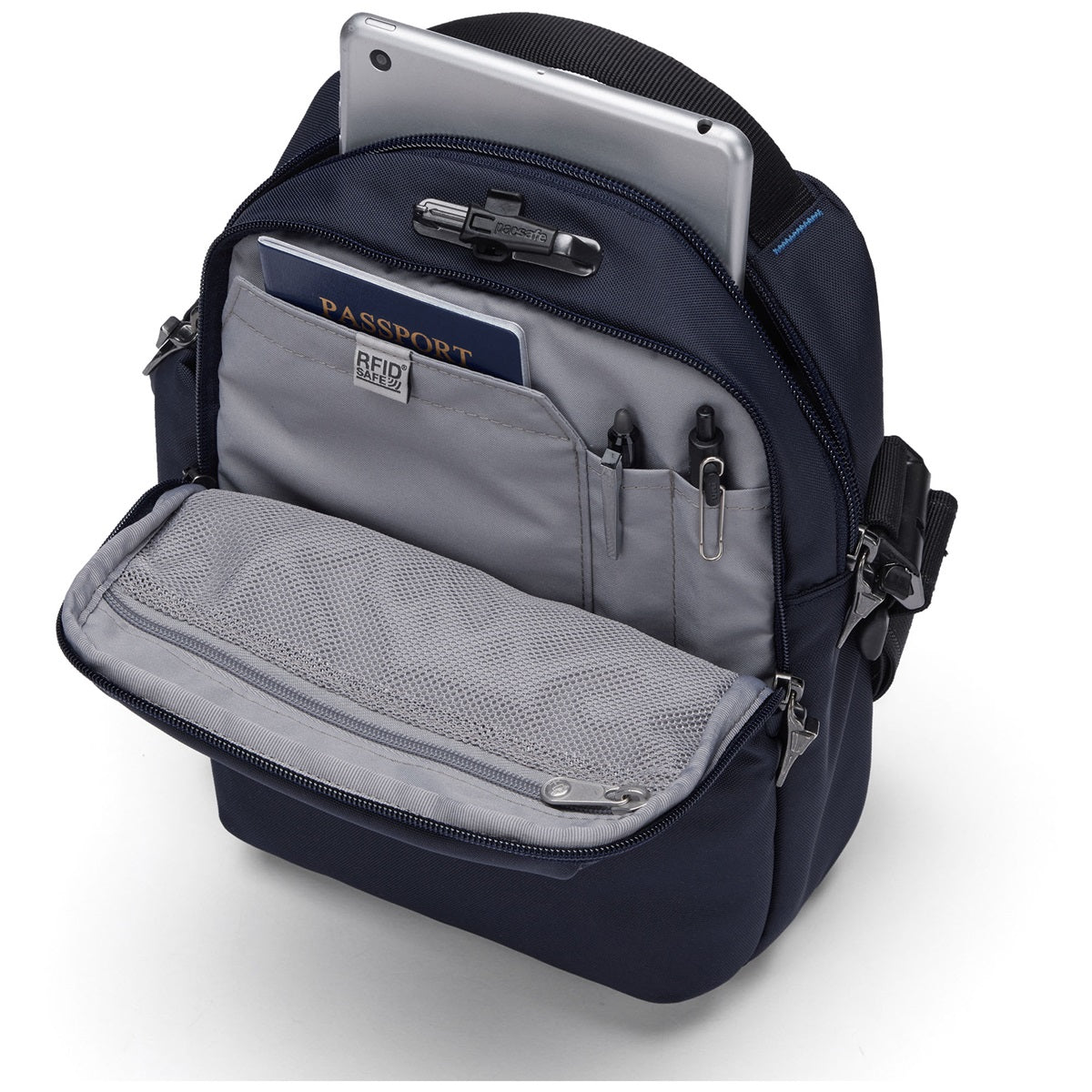 Pacsafe V Tour Crossbody Oceano