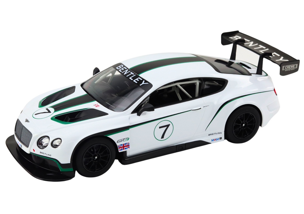 Rc Sports Car 1:14 Bentley Continental Gt3 White