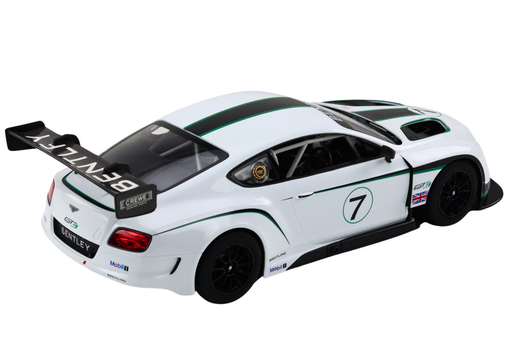 Rc Sports Car 1:14 Bentley Continental Gt3 White