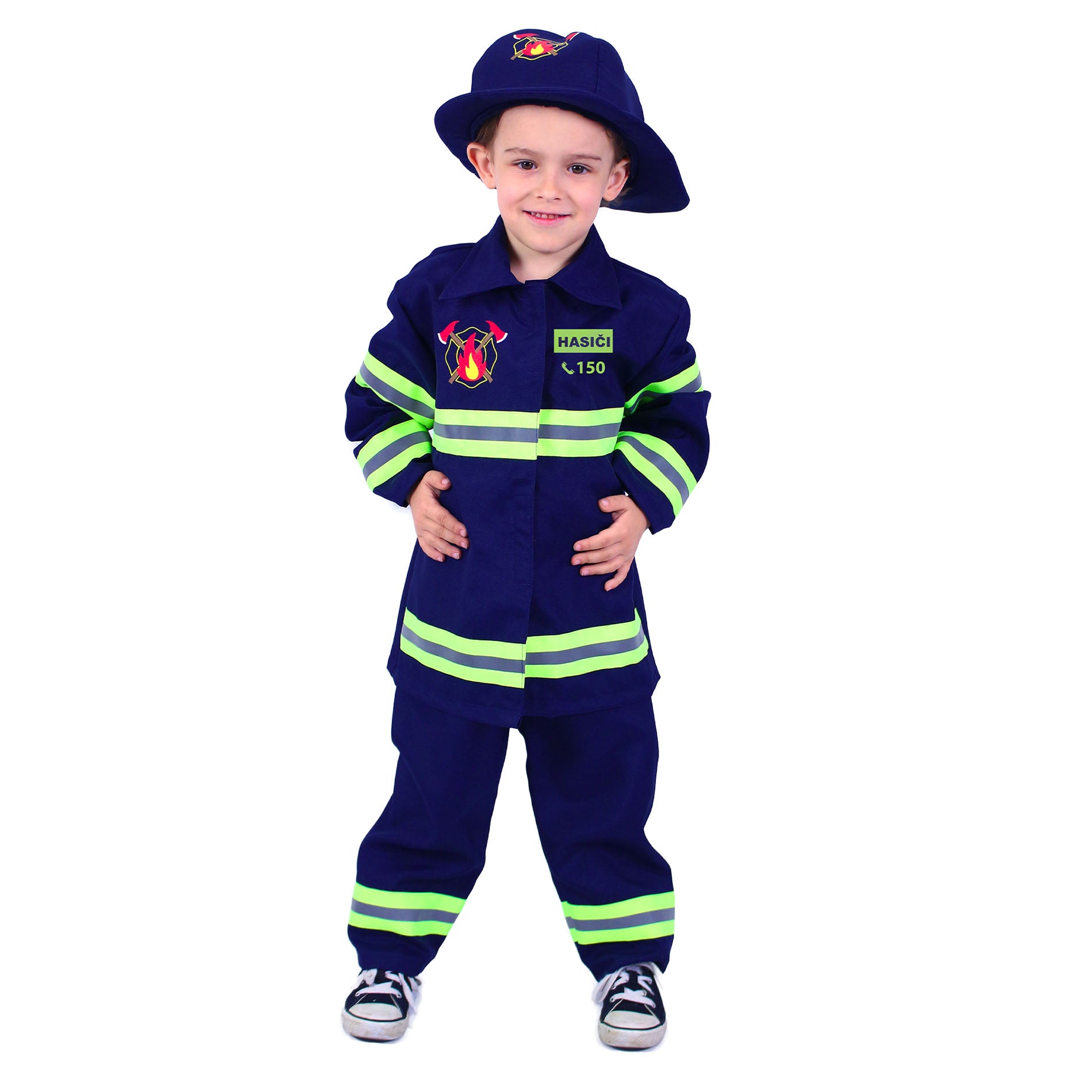 Kinderkostuum - Brandweerman (m)