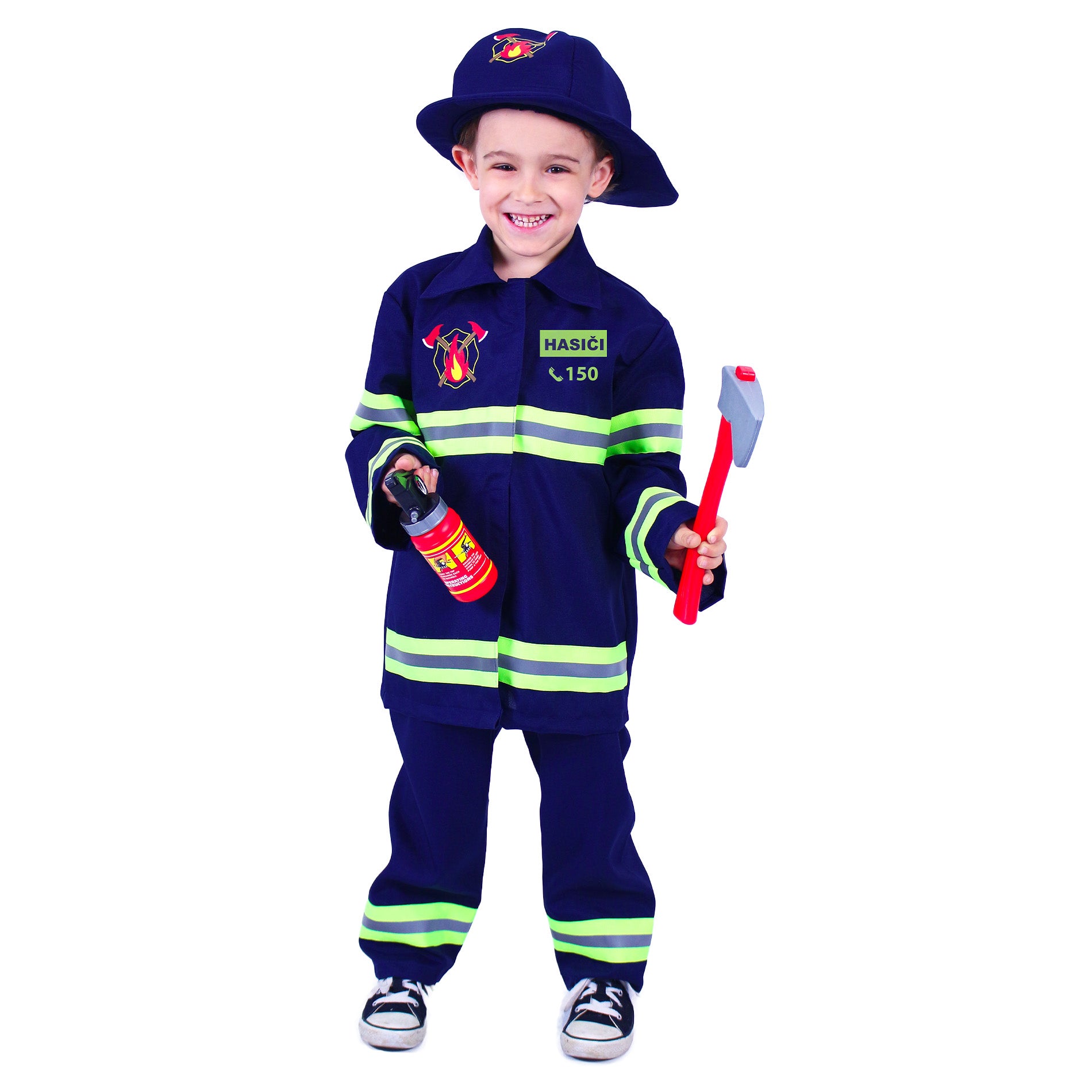 Kinderkostuum - Brandweerman (m)