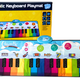 Educational Dance Mat Rainbow Piano Instruments 10 Melodies