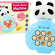 Pop-it Panda Game Plush Blue Arcade Console Pad Vibrations