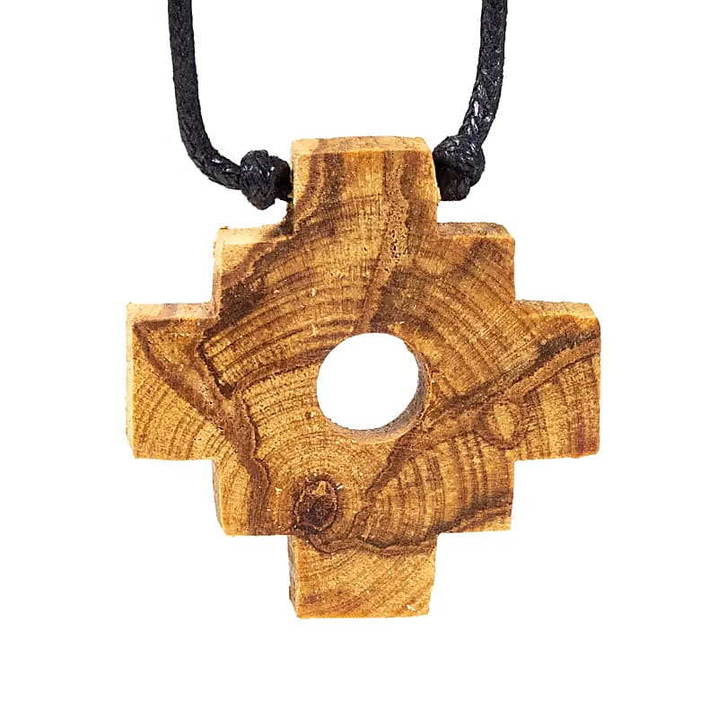 Колие Palo Santo Chakana Inca Cross - 4 см
