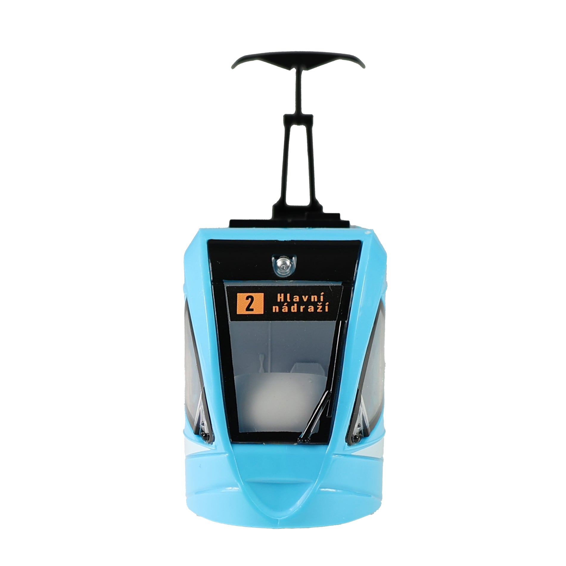 Moderná modrá električka Ostrava Design 47 Cm