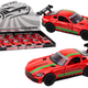 Sports Car Car 1:32 Action Figure Spoiler Metal Red Sounds