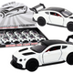 Auto sportiva 1:32 Friction Drive Pearl White