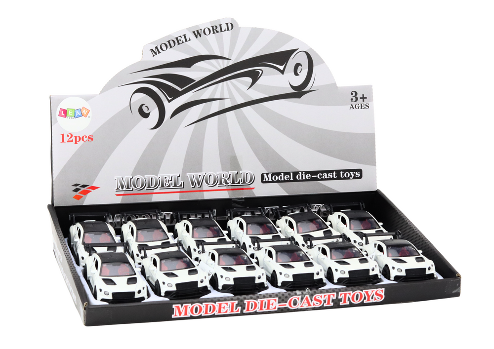 Auto sportiva 1:32 Friction Drive Pearl White