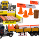 Truck With Trailer Blue 1:24 Tir Car Truck Accessories Sounds