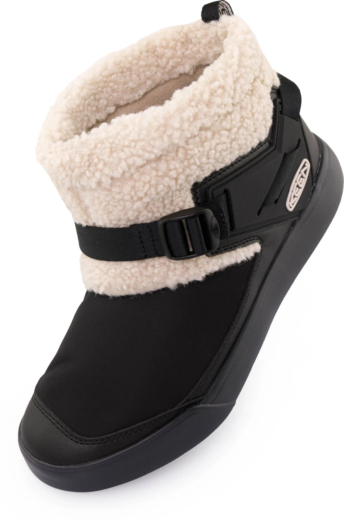 Cizme de iarnă de damă Keen Wmns Hoodromeo Mini Negru/mesteacăn Negru/bej