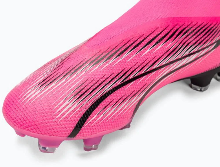 Męskie buty piłkarskie Puma Ultra Match+ Ll Fg-ag Różowo-biało-czarne Różowe