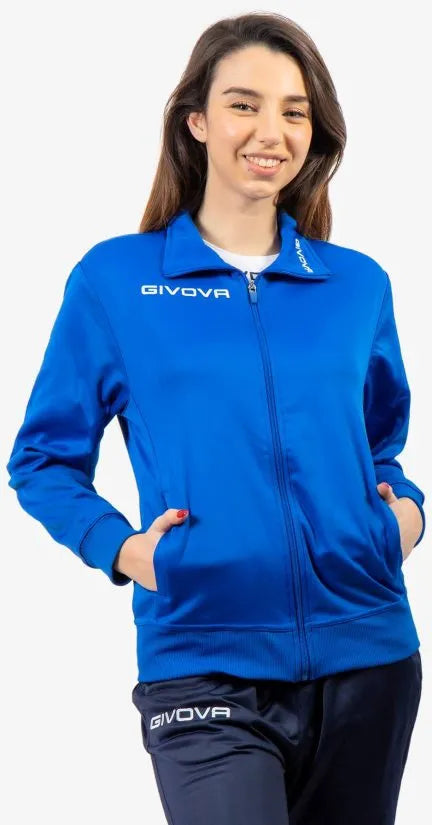 Športová mikina Givova Polarfleece Mono 500 Blue