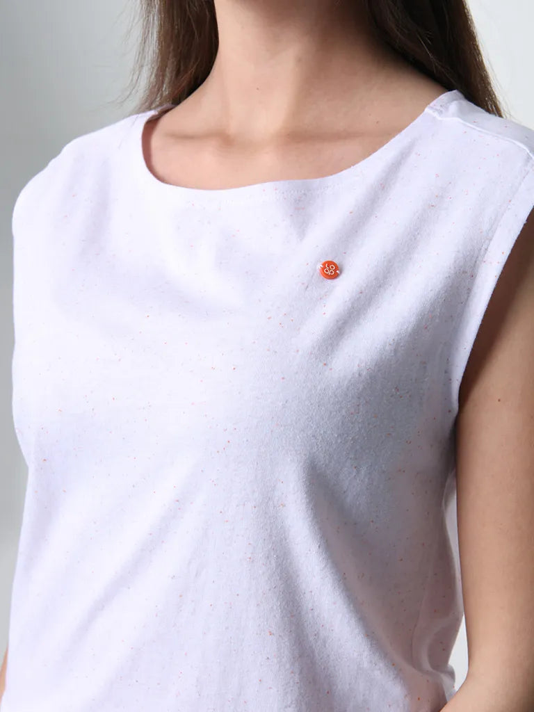 Damska kurtka sportowa typu loop, biała xs