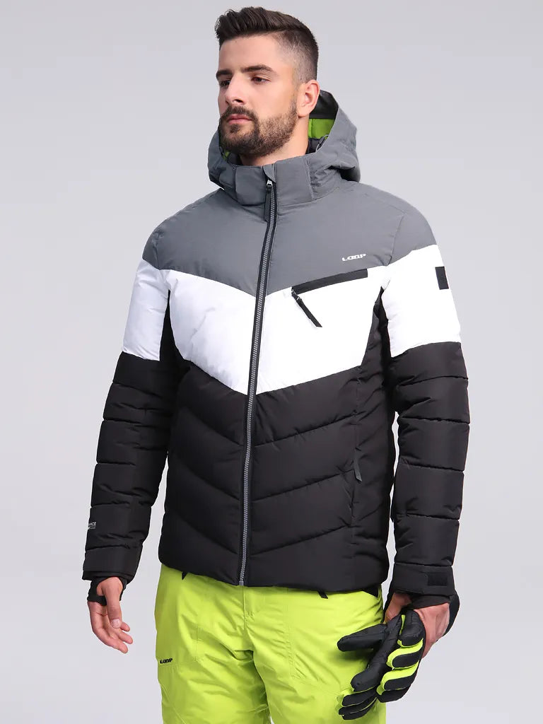 Herren-Skijacke Loap Orisino Schwarz