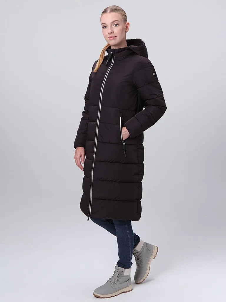 Dámsky kabát Loap Tandora Brown Black