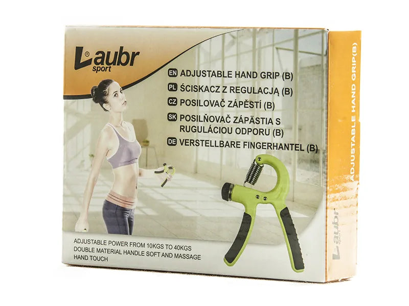 Laubr sport posilňovač prstov 10-40 kg žltý