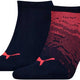 Чорапи Puma Sneakers 2p Black Red Red 39-42